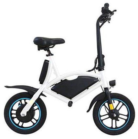 Elektrische loopfiets - FLYBLADE - C147 - 35,5 cm - 350W - 25 km actieradius - Telefoonhouder - Wit