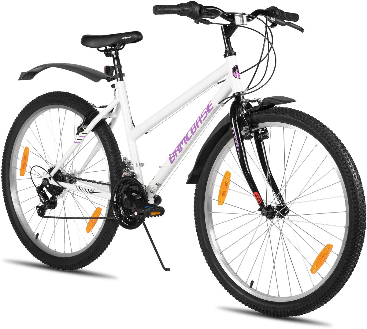HILAND Mountainbike 26 Inch - Meisjes & Dames MTB - 18 Versnellingen - Stevig Staal - V-brakes