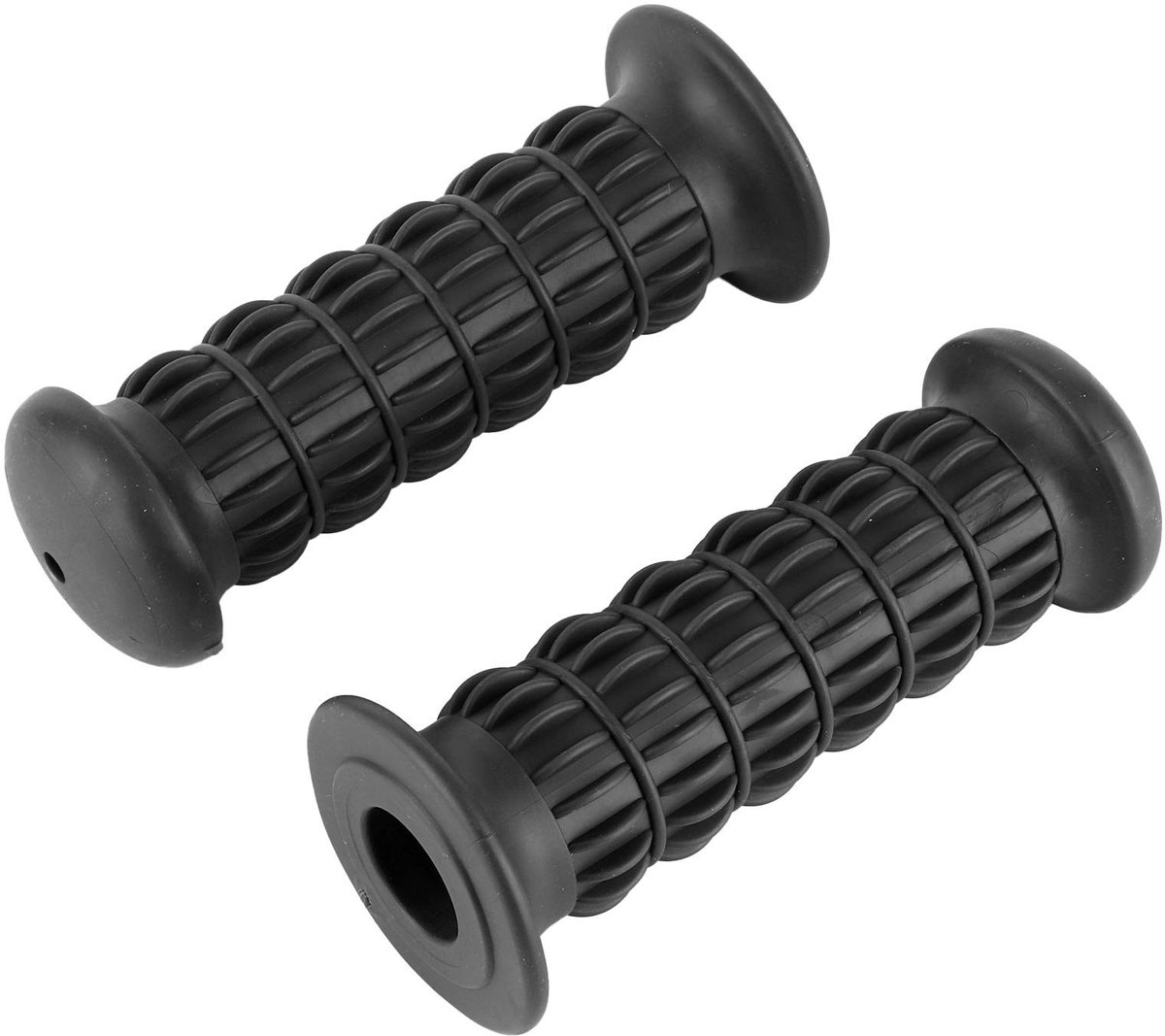 aladdien - Motorfiets Rubber Handgreep - Universele Stuurhandvatten - Duurzaam en Sterk - Zwart - Handvatten voor Motoren - Perfecte Grip voor Veili..