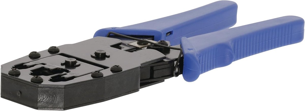 Multifunctionele Krimptang voor RJ45, RJ11 en RJ10 Connectoren