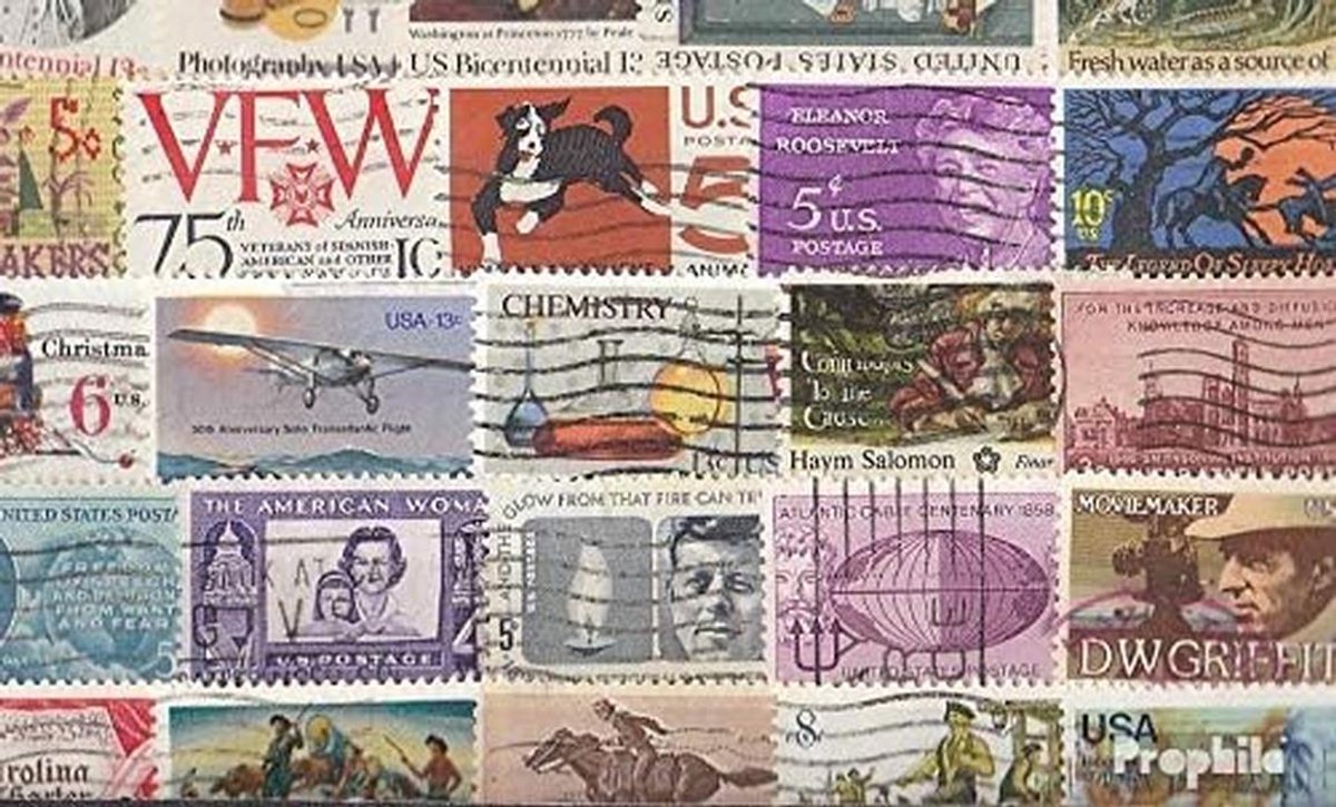 50 Unieke Verzamel Postzegels