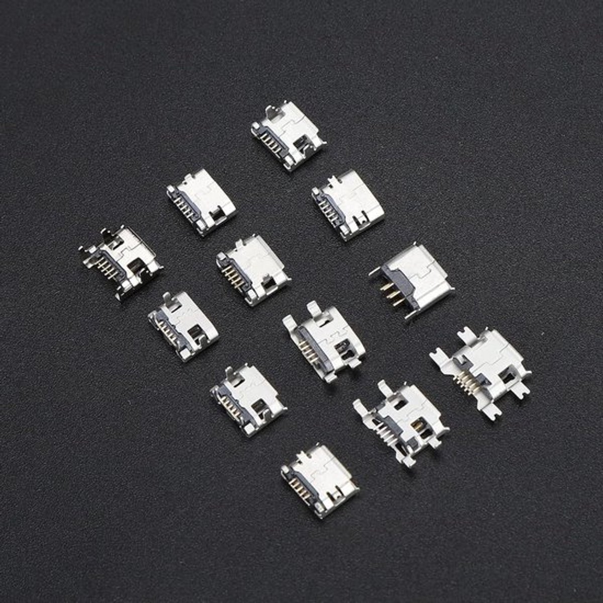 Micro en Mini USB Poort Connector voor SMD Componenten in de Industrie
