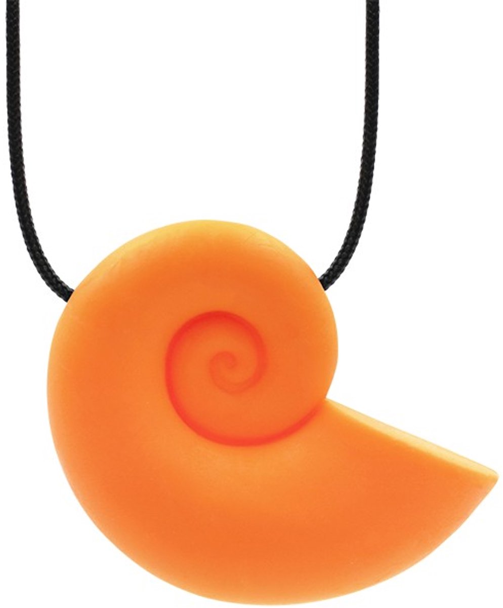 ARK Therapeutic kauwketting schelp oranje XXT - sensorisch speelgoed.