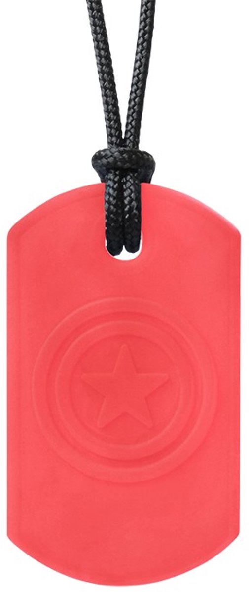 ARK Therapeutic bijtsieraad kauwsieraad rood XXT voor kinderen.