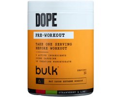 Bulk Dope Pre-Workout (30 serv) Strawberry & Lime - Pre-Workout - Pre-Workout Booster