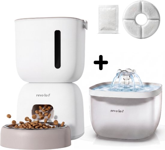 The Brosmen Revo-loo Flow & Chow Automatische Voerbak Set