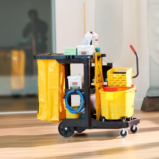 Professionele Schoonmaakwagen met Hoge Capaciteit voor Onderhoud — afbeelding 5