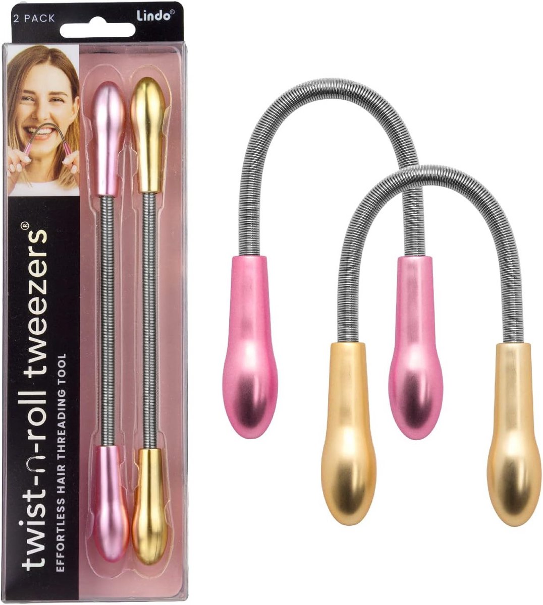 Set van 2 Draad Epilator voor Gezichtshaar - Precisie Verwijdering Lip, Kin en Wang