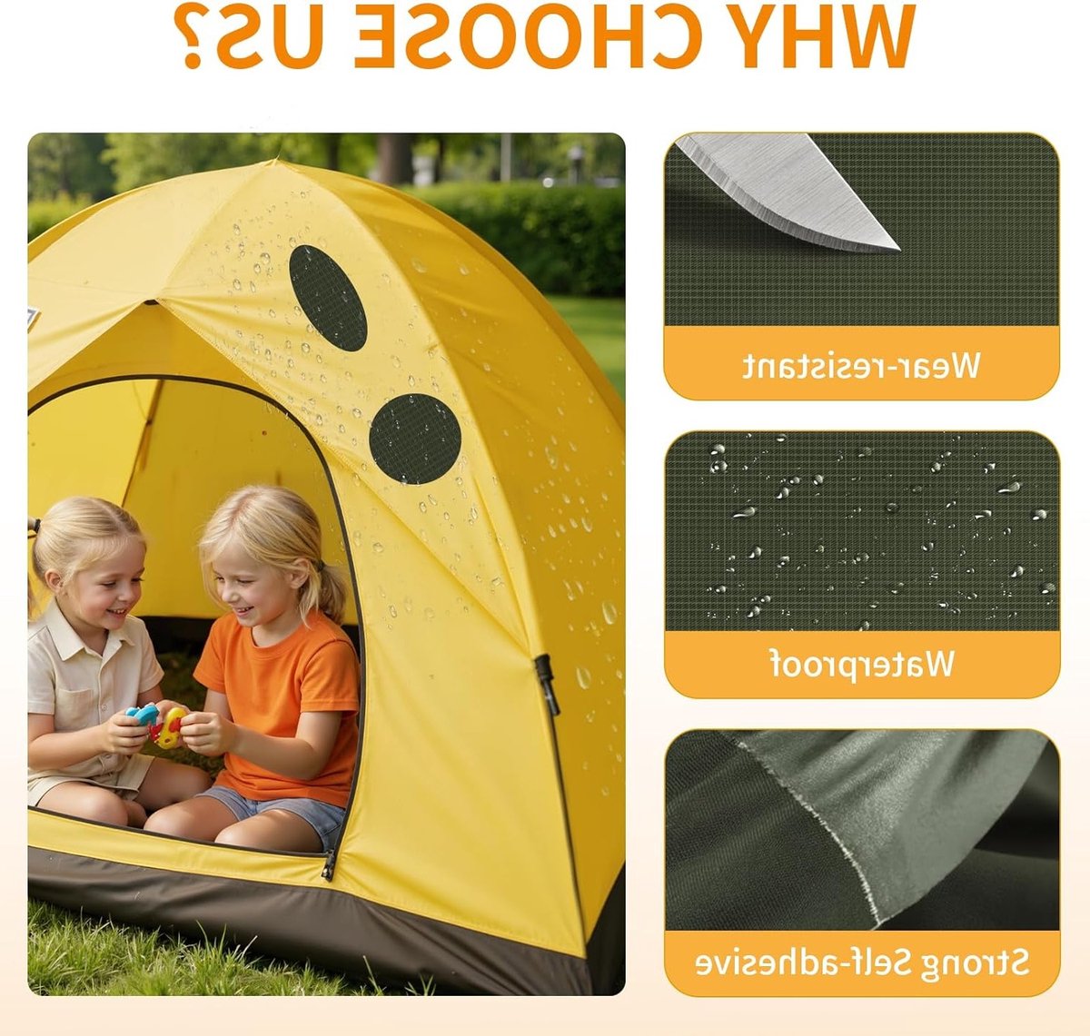 Waterdichte Zelfklevende Reparatie Patches van Ripstop Stof voor Kleding, Jassen en Outdoor Uitrusting - Duurzame Nylon Tape voor Slaapmatten en Rugzakken