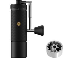Chestnut S3 Handmatige koffiemolen roestvrij staal 25 g capaciteit numeriek instelsysteem zwart
