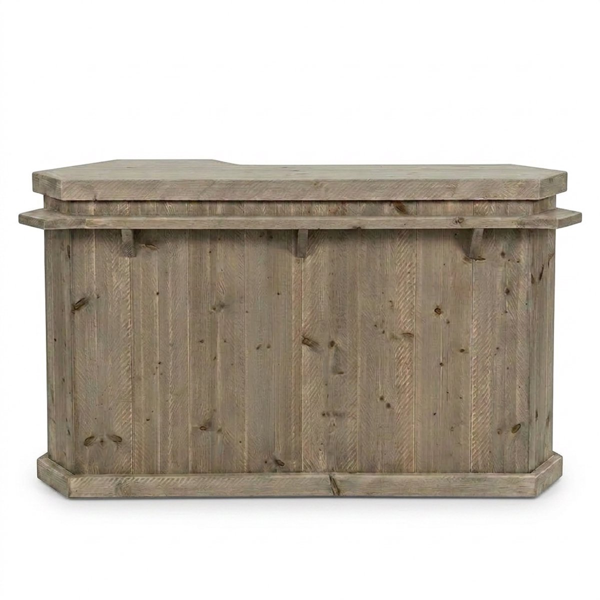 Balie met hoek 'Memphis' - Steigerhout - Handgemaakt!