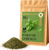 Basilicum Biologisch Fijngewreven – 100 gr – Italiaans Kruid – Intens Aroma – 100% Natuurlijk – Ocin Vita