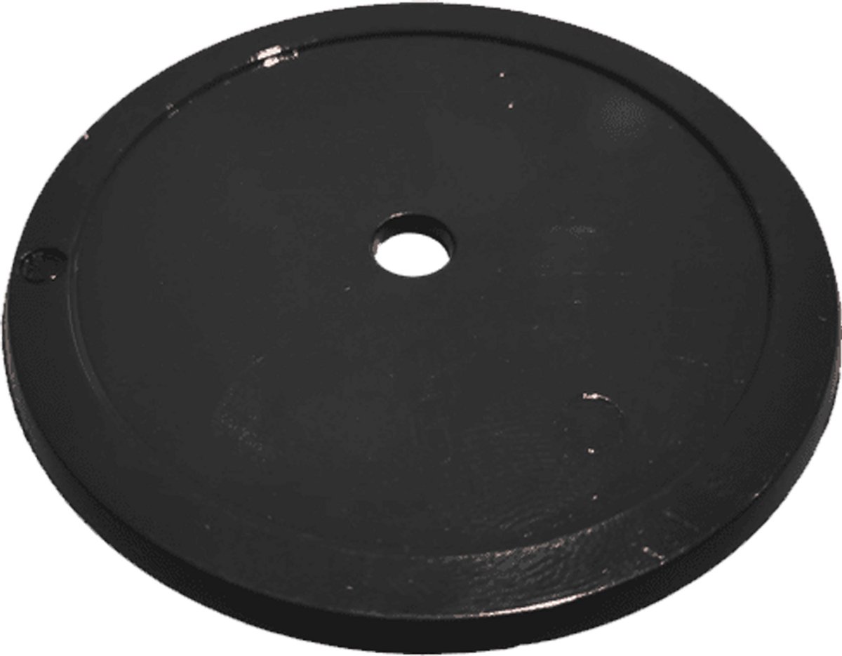 dob wandplaat kapstok - Zwart Ral 9005
