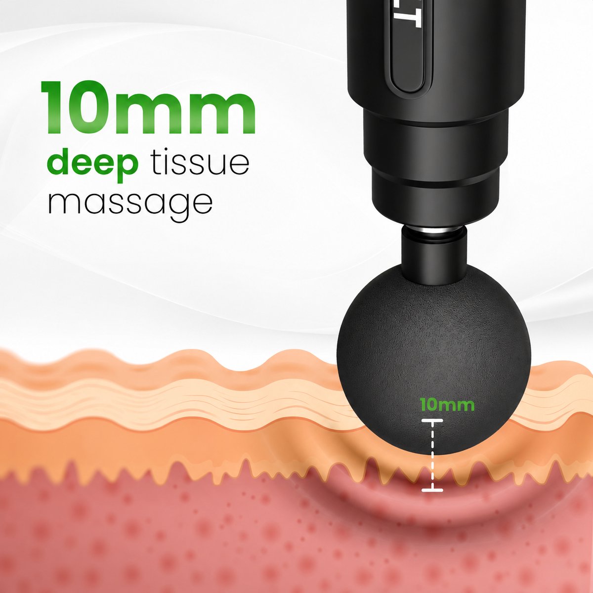 OPOVE M3 Pro Massage Gun Draadloos met Diepe Weefselmassage - afbeelding 2