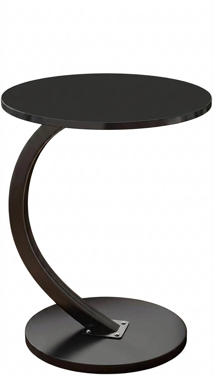 Imperatoris Salontafel - Geschikt voor Woonkamer, Thuiskantoor & Buiten - Stijlvolle Salon Tafel en Sidetable - Zwart - 40 x 40 x 60 cm - van Imperatoris