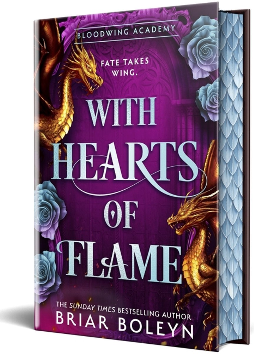Omslag van Bloodwing Academy- With Hearts of Flame