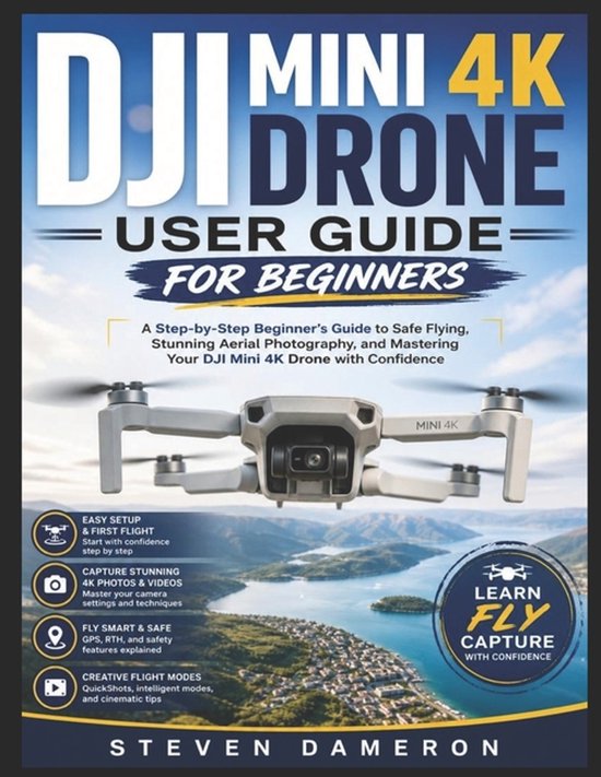 Dji Mini 4k Drone User Guide for Beginners - cover