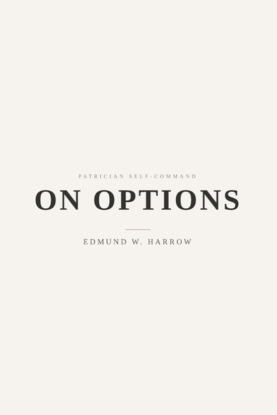 Patrician Self-Command- On Options - cover