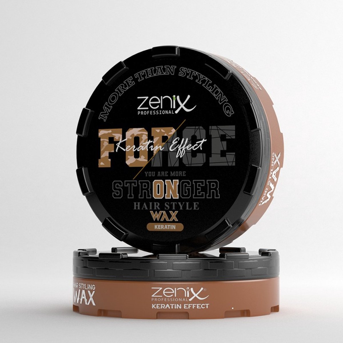 Zenix Hair Styling Wax Force Keratin 150 ml – Sterke Haarwax met Keratine Effect – Voor Meer Controle en Vorm