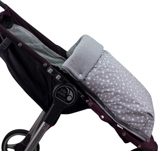 JANABEBE Sak voor Wandelwagen Compatibel met Baby Jogger City Mini Joolz (WHITE STAR, KATOEN) van Janabebe — afbeelding 2