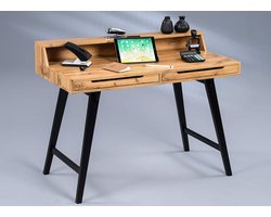 Houten Bureau of Secretaire met Ladensysteem - Compact en Stijlvol