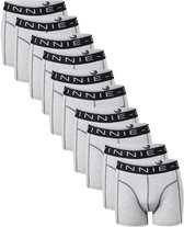 Vinnie-G Boxershorts - 10 stuks - Grey Melange Stitches - Maat L - Heren Onderbroeken - Geen irritante Labels - Katoen heren ondergoed