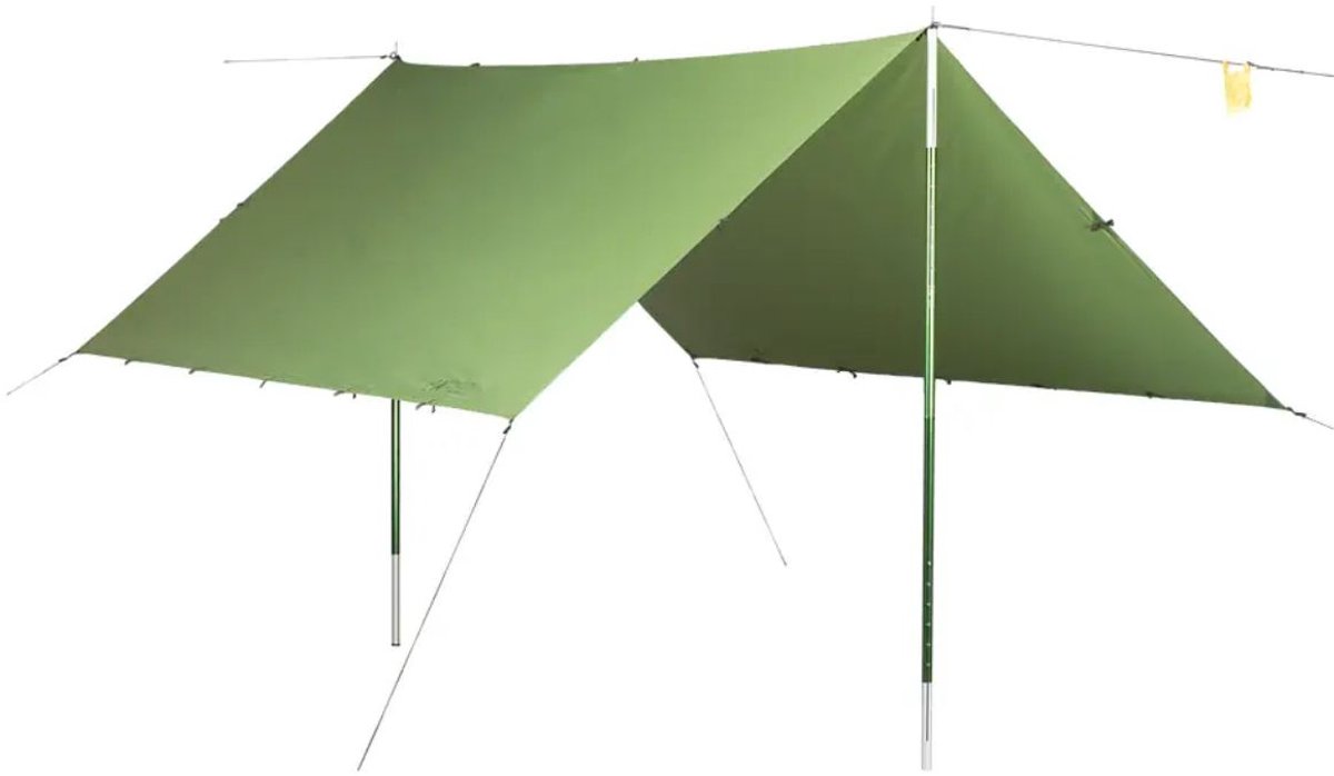 Exped Tarp II Versa - Tarp - 3,5 x 2,9 m - 950 gram - 3000 mm waterkolom - Moss