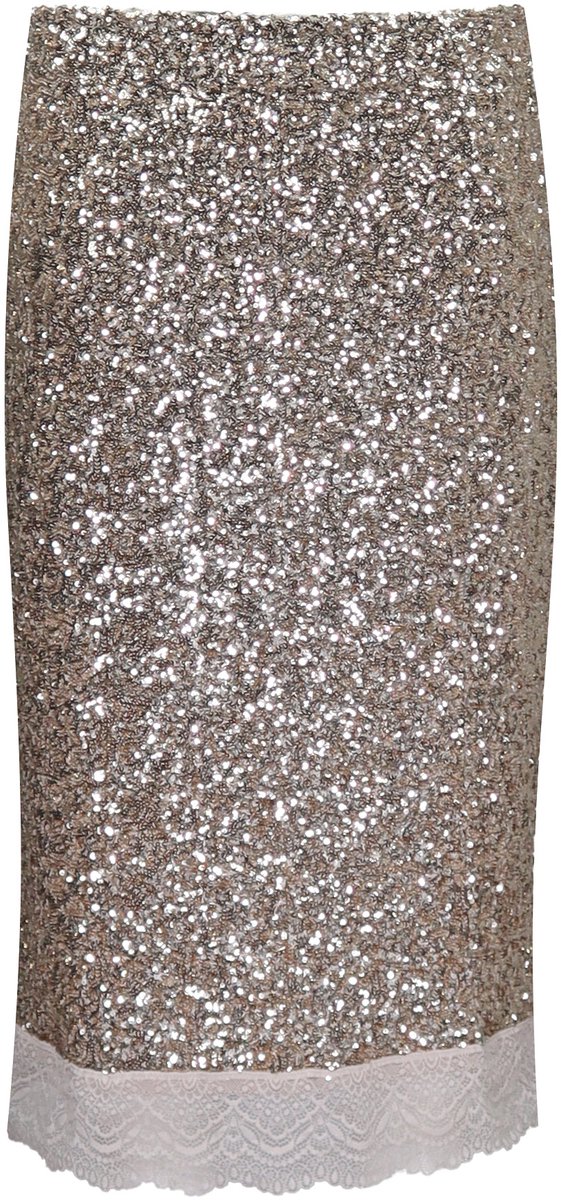 Princess goes Hollywood - pailletten midi rok - maat 42