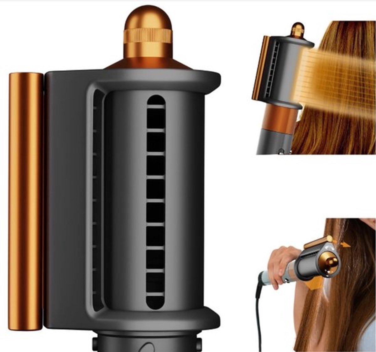 Kraftverdia® - Haardrogeropzetstuk-Haardroger, anti-fly-up mondstuk-geschikt voor Styler HS01 HS05-Gereedschappen geschikt voor haarstyling-geschikt voor Dyson-accessoires-Tot ziens vliegende haren