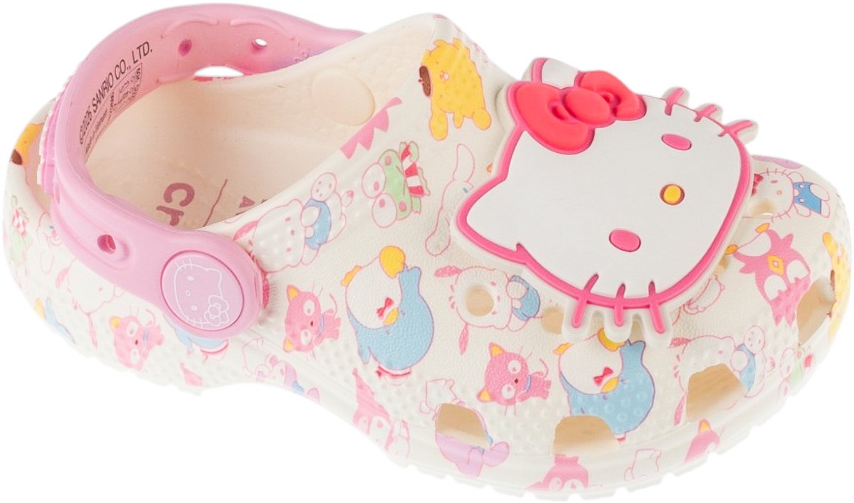 Crocs Hello Kitty Pastel Classic Klompen Wit EU 22-23 Kinderen