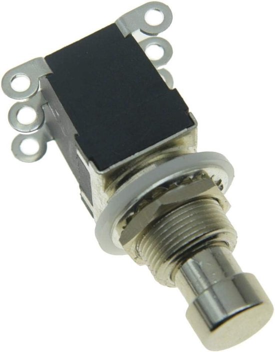 Pedaalschakelaar Set - Voetschakelaars Drukknop - Muziekprojecten Aanpassen - Heavy Duty Latching - 10 Stuks - Zwart — afbeelding 4