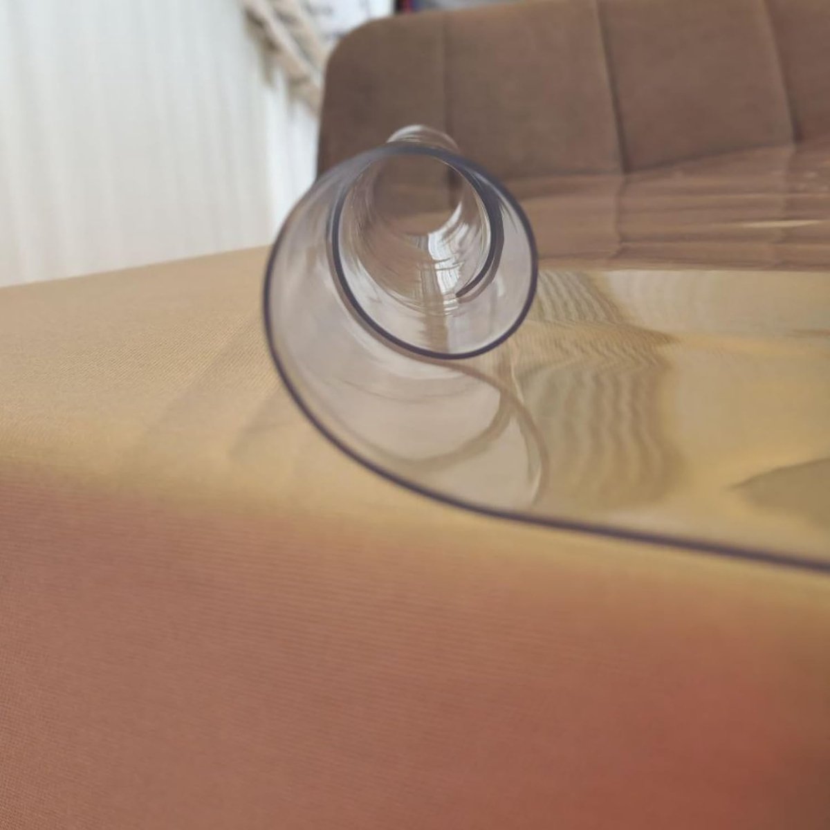 Tafelfolie - Tafelzeil - Tafel Beschermen - 15 mm dik - 80 x 220 cm - Transparant