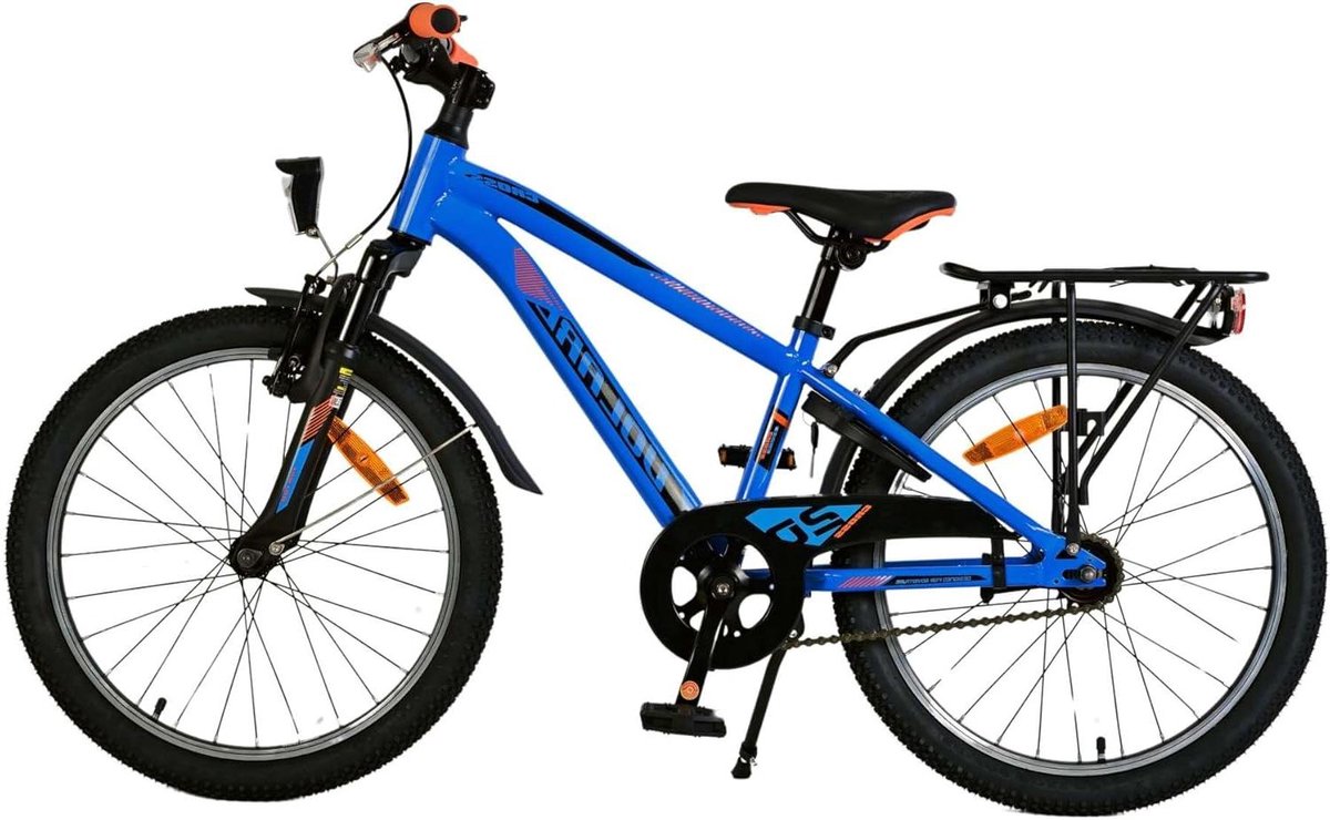 Kinderfiets Jongensfiets Buiten Spelen Met Mand 20 Inch Blauw
