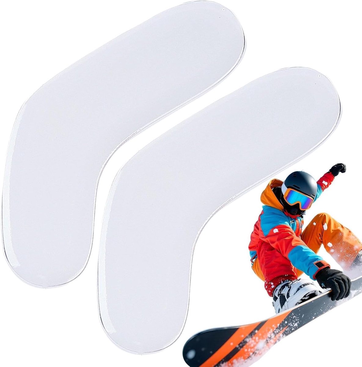 Enkelbeschermers - Schaatsbeschermers - Sport en Outdoor - Verbeterde demping - 2-delig - Wit