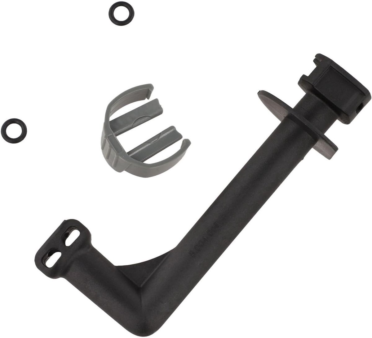 Hogedrukreiniger Connector - Slang Koppeling - Water Stroom Stabiliseren - Specifieke Pasvorm - 122x51mm - Zwart Grijs