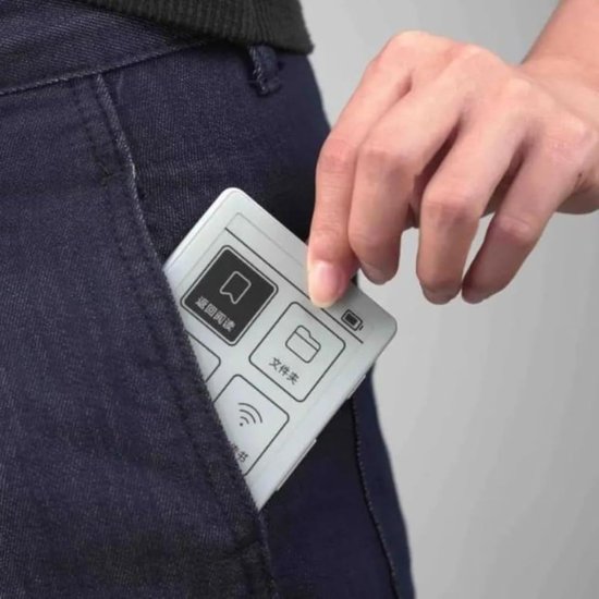 E-Ink Ebook Reader - Compacte E-reader - Draagbaar Lezen - Papierachtig Display - Zakformaat - Zwart — afbeelding 3