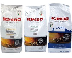 Kimbo Proefpakket - Armonico Capri Cremoso - 3 x 1kg - Koffiebonen