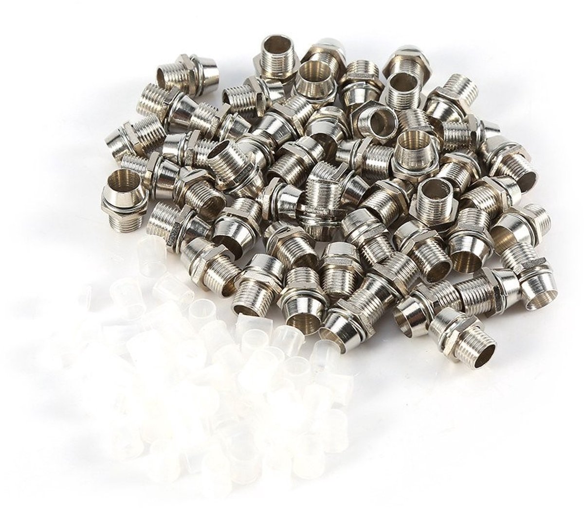 aladdien - LED Display Paneel - 50 Stuks Accessoires - 5mm Aluminium Draad - 8mm Diameter Draad - Ideaal voor DIY Projecten - Geschikt voor Elektron...