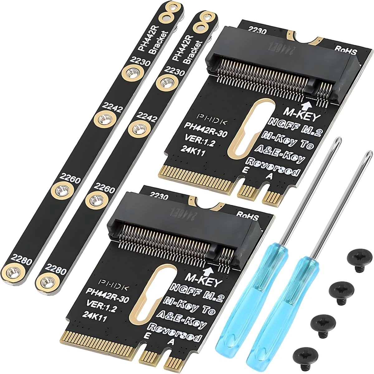 aladdien - M.2 naar NVMe M-Key Adapter - PCIe 4.0 - SSD Uitbreiding - Snelheid - Computeraccessoires - Upgrade - Compatibel