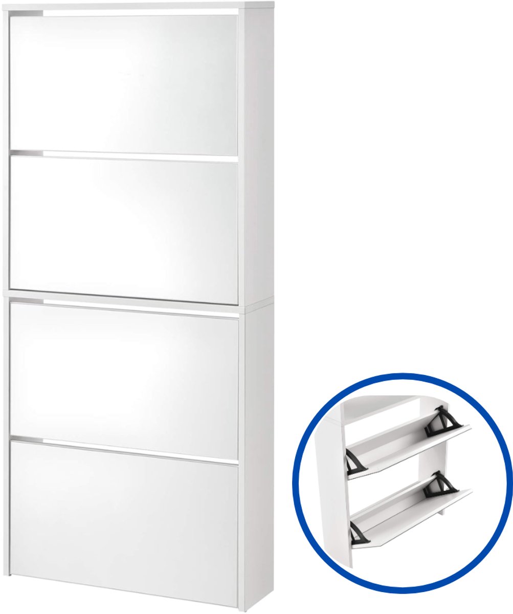 HEZIVO® Schoenenkast met Spiegel