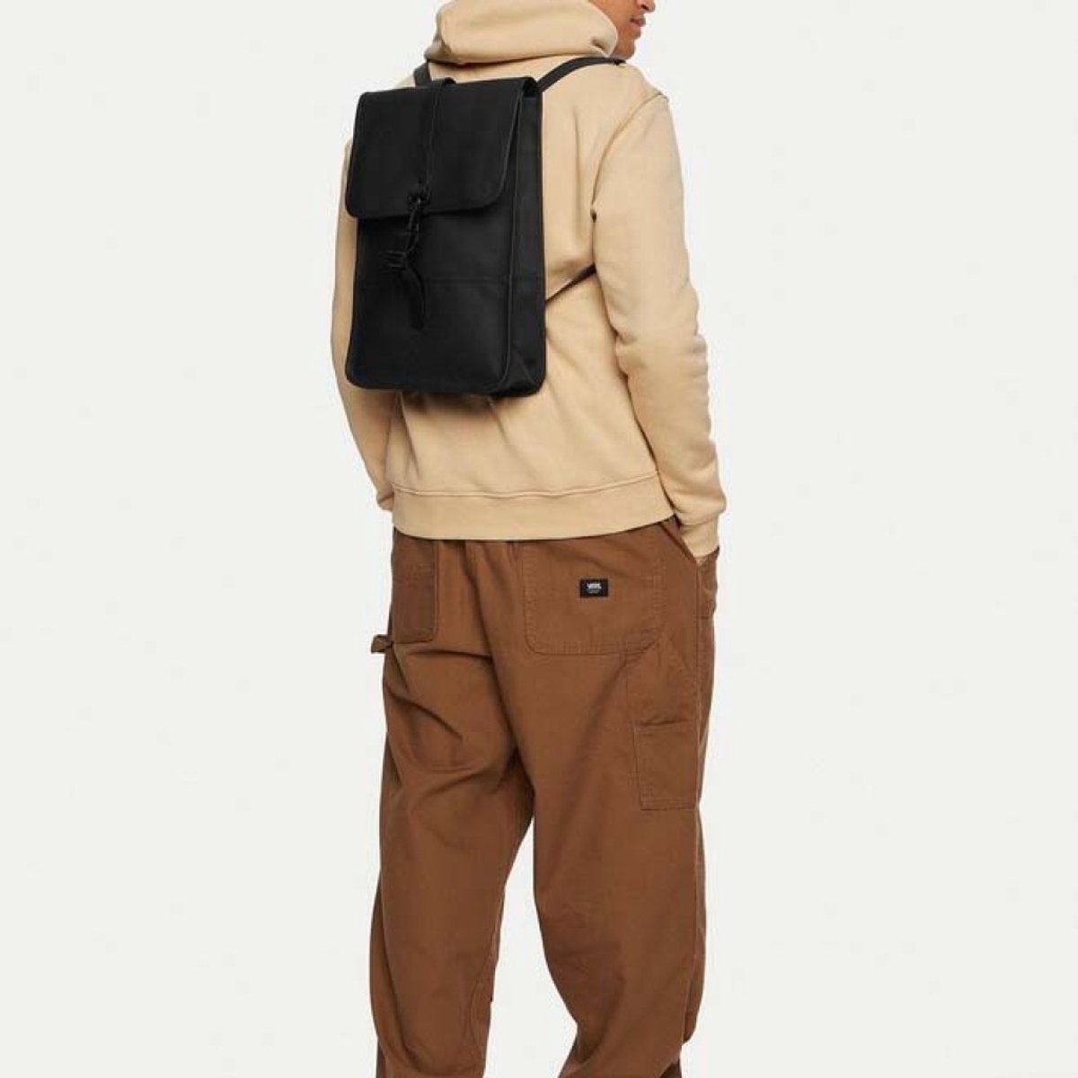 Rains Mini W3 Unisex Rugzak - Zwart – foto 4