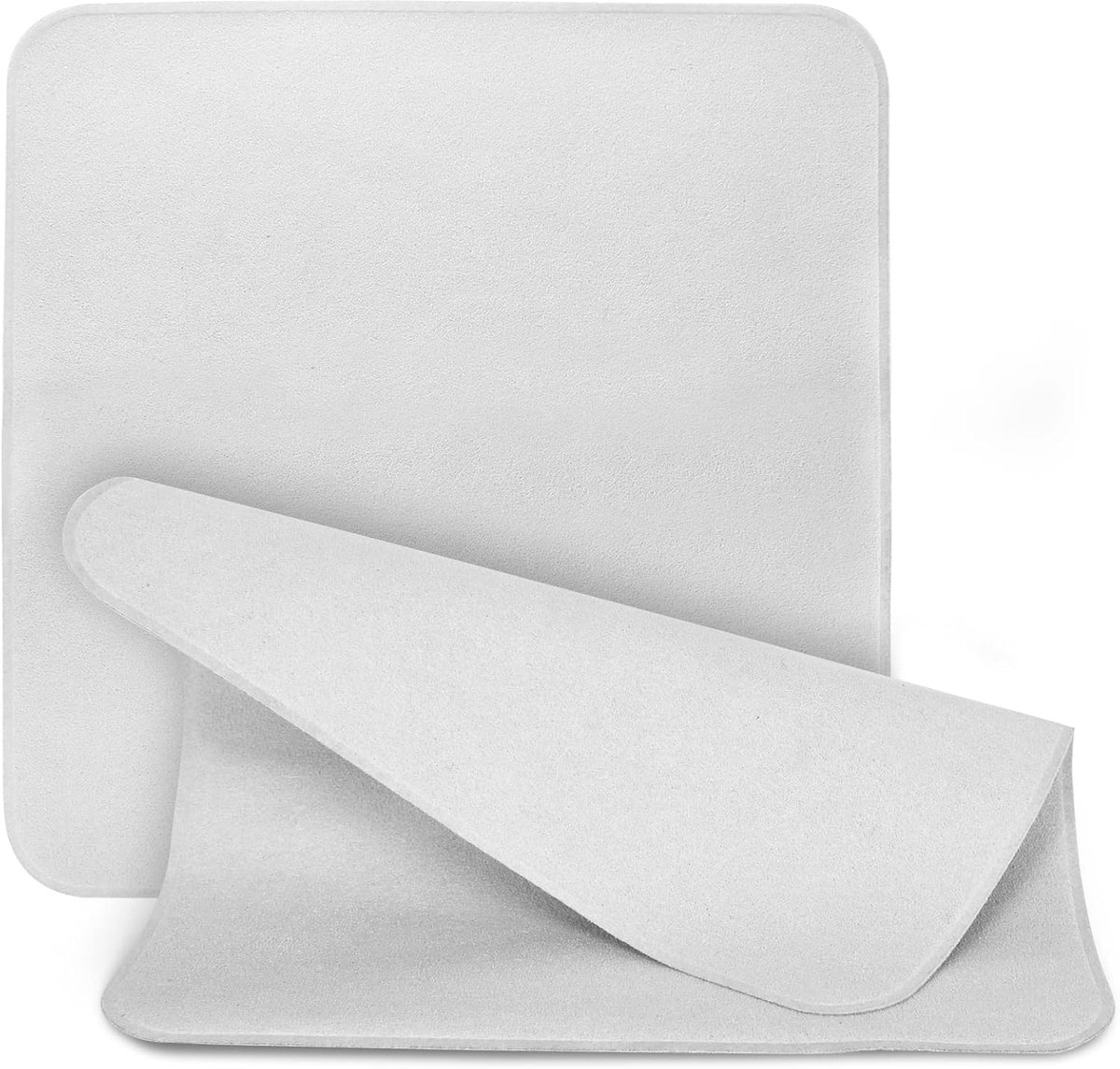 Famanu – 2 reinigingsdoeken, compatibel met Apple display, microvezeldoek, beeldschermreiniging voor het reinigen van bril, lenzen, computers, smartphones, beeldschermen, camera's (16 x 16 cm)