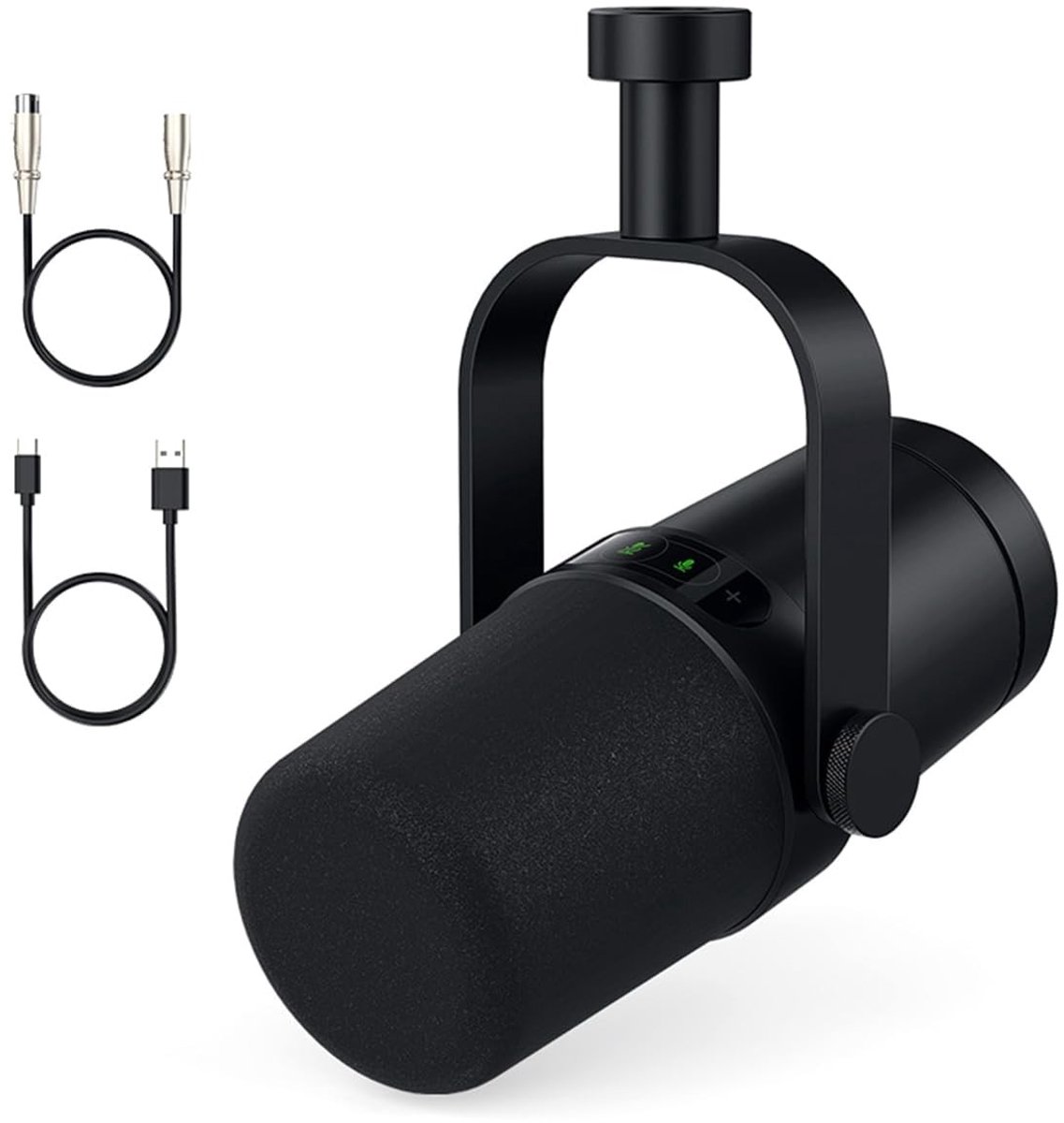 aladdien - Professionele Dynamische Microfoon - Geluidsisolatie - Voor Podcasting - Hoogwaardige Geluidskwaliteit - Ideaal voor Audio-opnames - Comp...