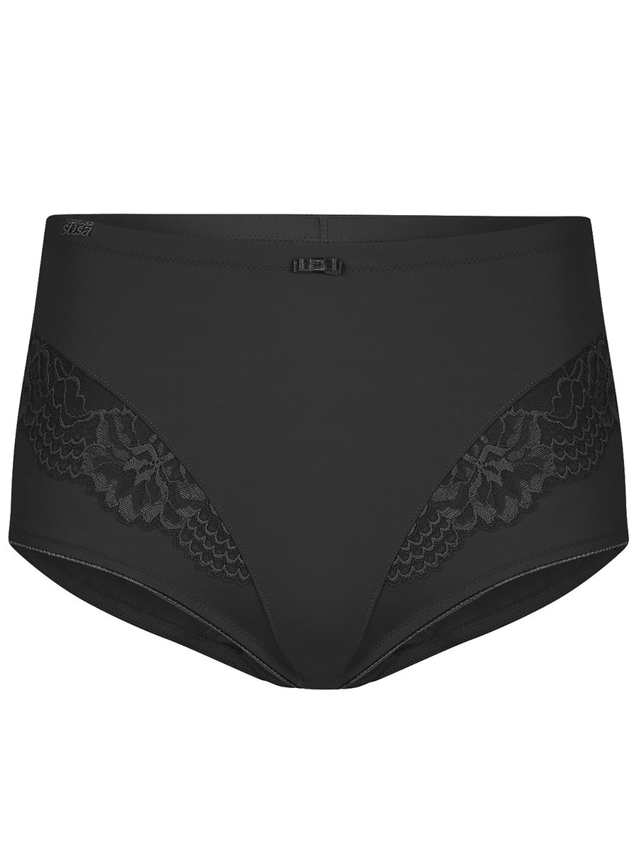 Susa London hoge slip Susa | kant zwart