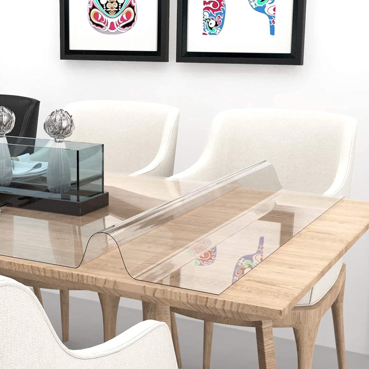 Tafelkleed Beschermer - Bureau Mat - Eettafel Beschermen - 15 Mm Dik - 90x180cm - Transparant