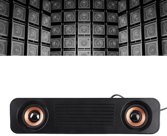 aladdien - Soundbar met Subwoofer - HiFi Stereo Geluid - Compact ontwerp - Geschikt voor TV en Computer - Krachtig geluid - Voor een optimale home e... van Aladdien — afbeelding 5