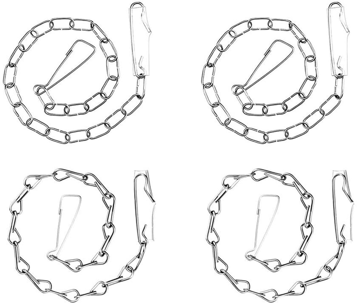 aladdien - Vervangingsset Toilet Flapper Chain - Universele Geschiktheid - Duurzaam materiaal - Eenvoudige installatie - Toiletaccessoires - Geschik...