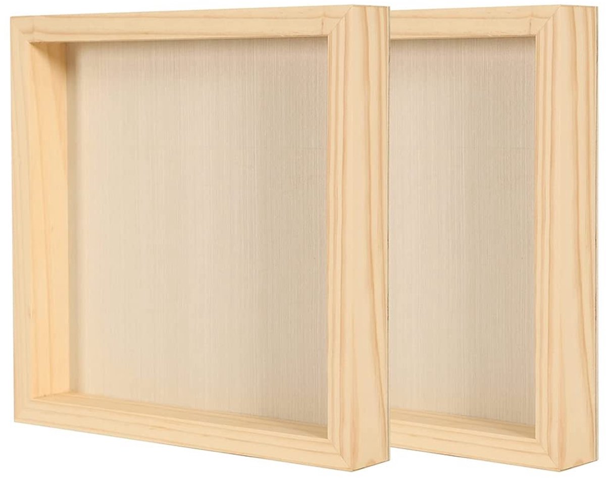 ONF3 - Houten Panelen - Schilderen met Acryl - Onbehandeld 15x15cm - Ideaal voor Creatieve Projecten - Kunst en Hobby - Geschikt voor Kunstenaar...