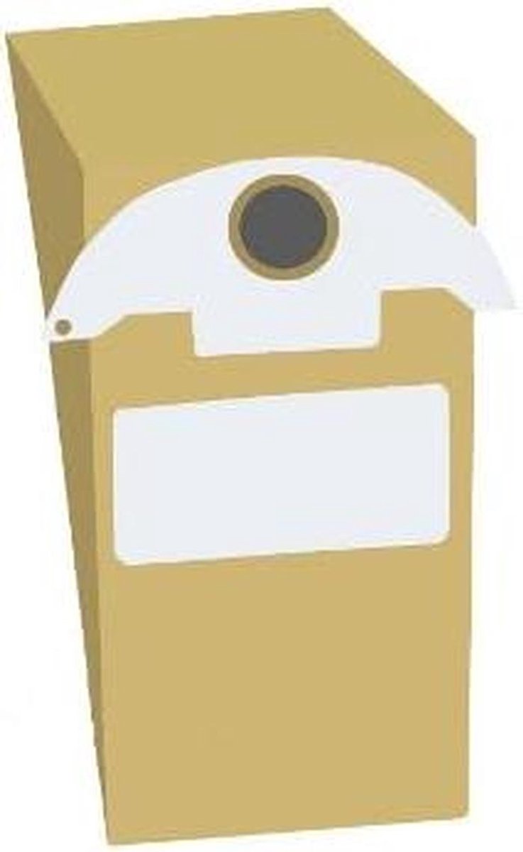 Stofzuigerzakken - Papieren zakken - Stofzuigen - Optimale filterprestaties - 5 stuks - Bruin