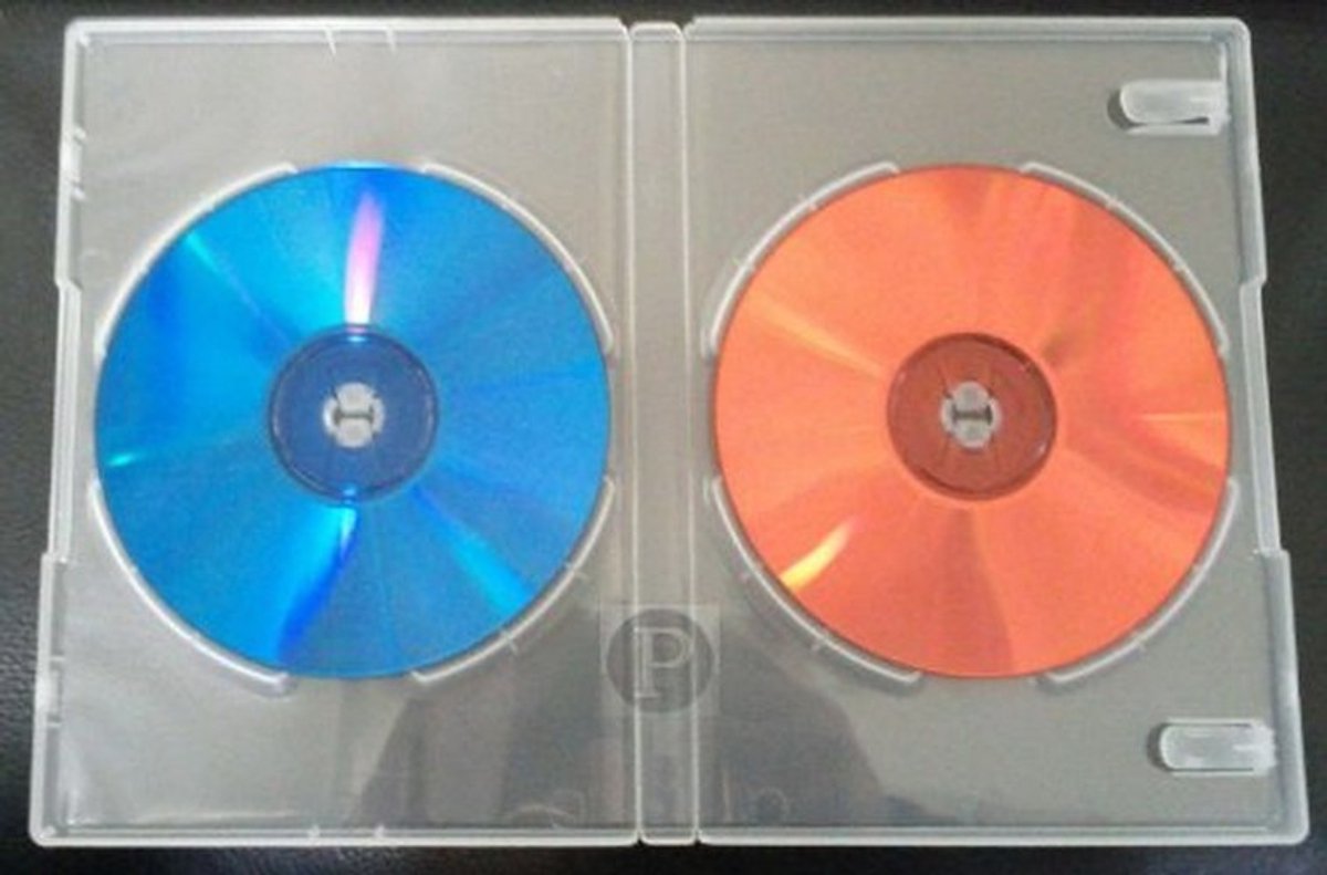 Panmer Dubbele DVD Case Transparant - 14mm Spine - Set van 10